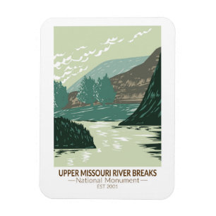 National Monument of Upper Missouri River Breaks  Magnet