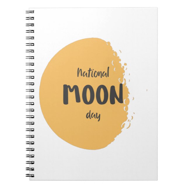National Moon Day Notizblock (Vorderseite)