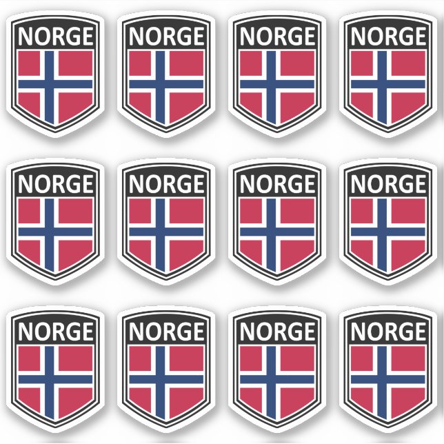 National - Norge Aufkleber (Vorderseite)