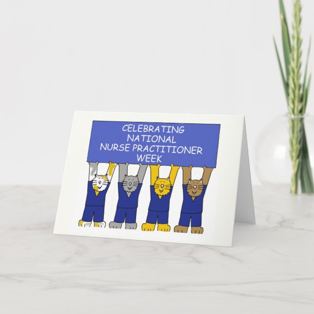 National Nurse Practitioner Week Karte (Vorderseite)