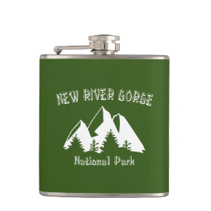National Park der New River Gorge Flachmann