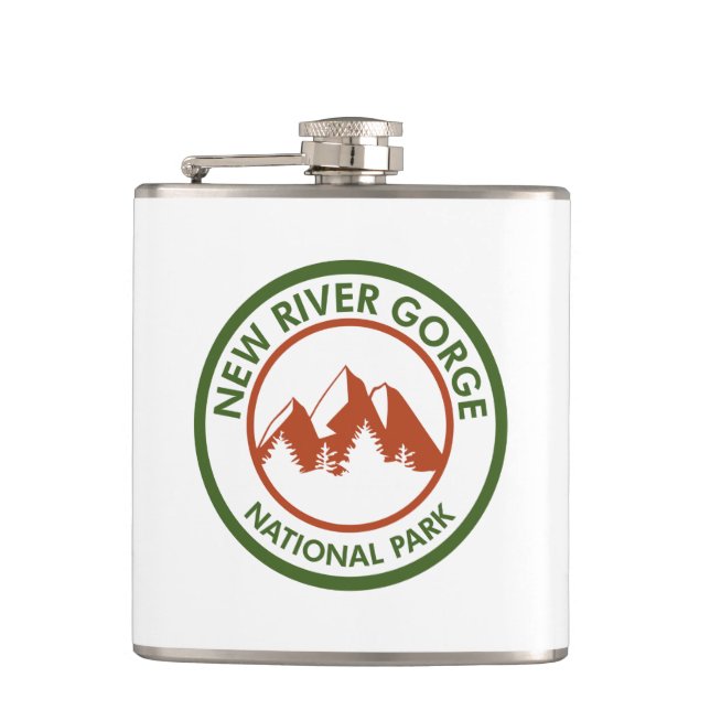 National Park der New River Gorge Flachmann (Vorderseite)