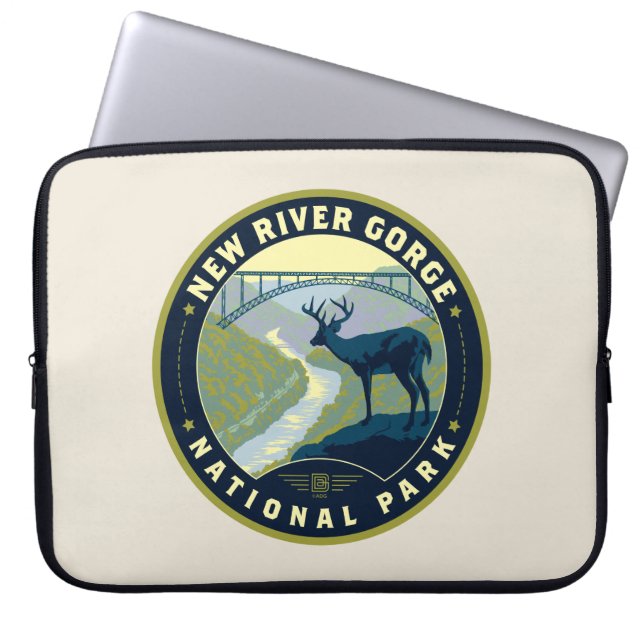 National Park der New River Gorge Laptopschutzhülle (Vorderseite)