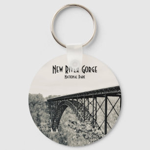 National Park der New River Gorge Schlüsselanhänger