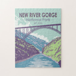 National Park der New River Gorge West Virginia Br