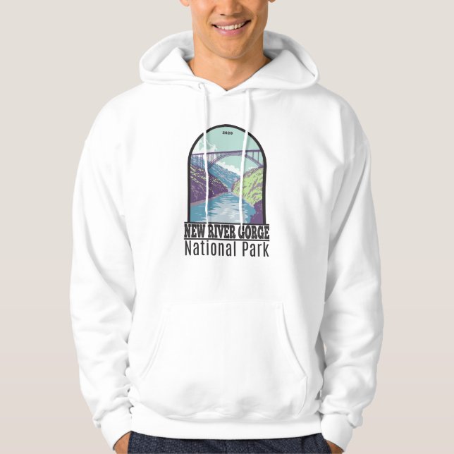 National Park der New River Gorge West Virginia Br Hoodie (Vorderseite)
