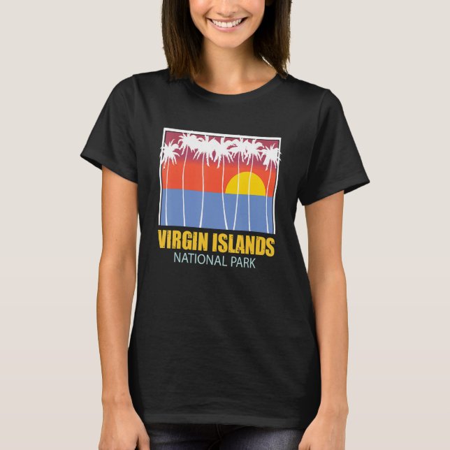 National Park Jungfrau Islands St John Souvenir Pa T-Shirt (Vorderseite)