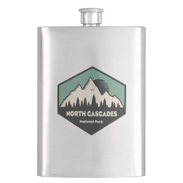 National Park North Cascades Flachmann (Vorderseite)