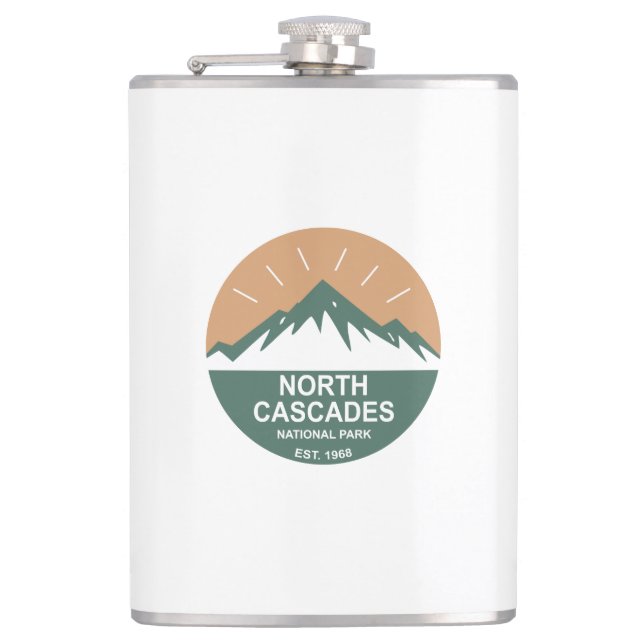 National Park North Cascades Flachmann (Vorderseite)