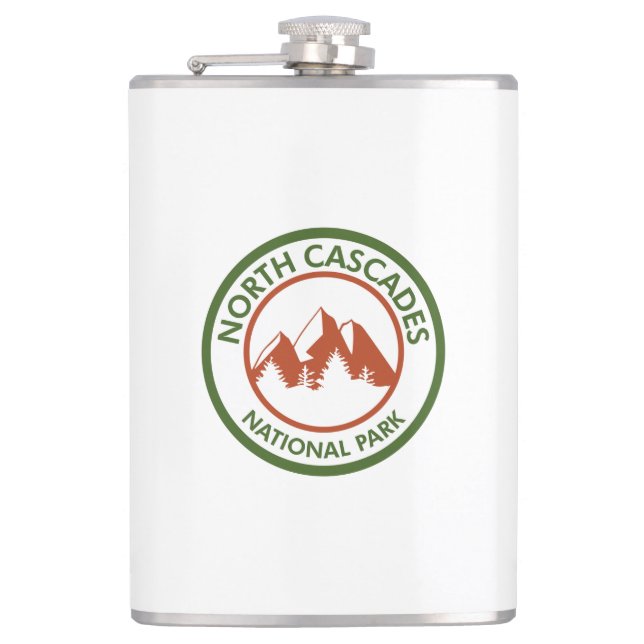 National Park North Cascades Flachmann (Vorderseite)