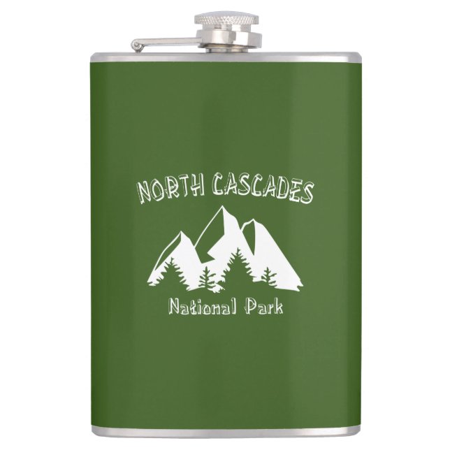 National Park North Cascades Flachmann (Vorderseite)