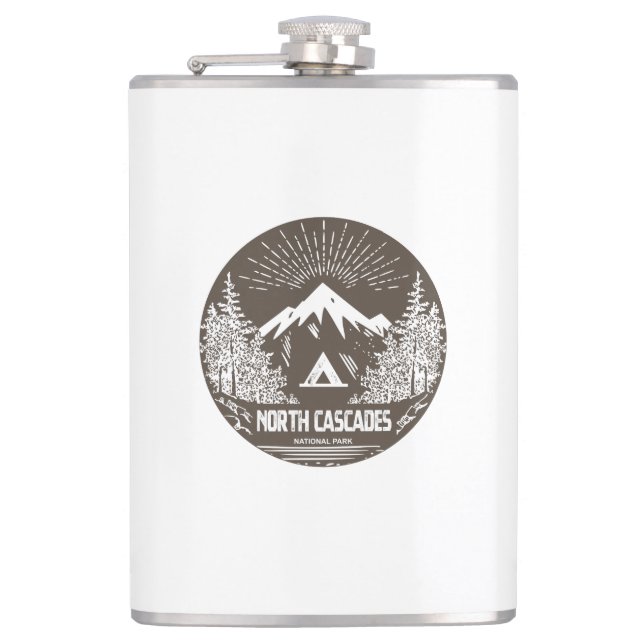 National Park North Cascades Flachmann (Vorderseite)