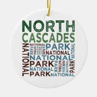 National Park North Cascades Keramik Ornament
