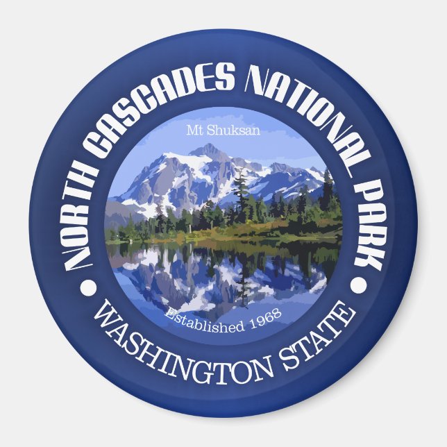 National Park North Cascades Magnet (Vorne)