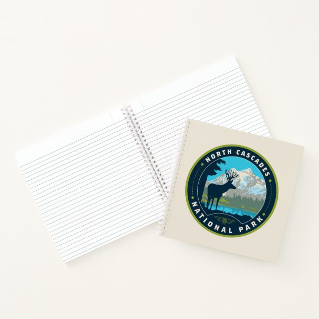 National Park North Cascades Notizbuch (Innenseite)
