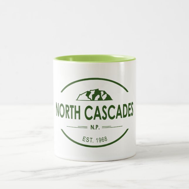 National Park North Cascades Zweifarbige Tasse (Mittel)