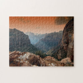 National Park Scenic Mountains Sunset