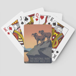 National Park Service-Reise-Plakat-Spielkarten Spielkarten