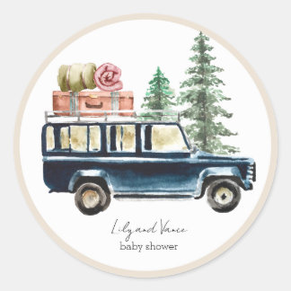 National Park Stickers Round-Label