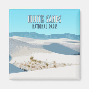 National Park White Sands New Mexico Magnet