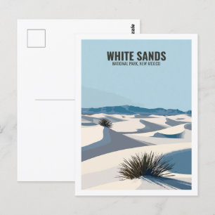 National Park White Sands New Mexico USA Postkarte