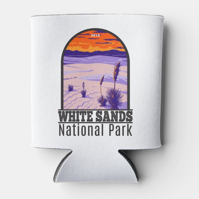 National Park White Sands New Mexico Vintag Dosenkühler (Vorderseite)
