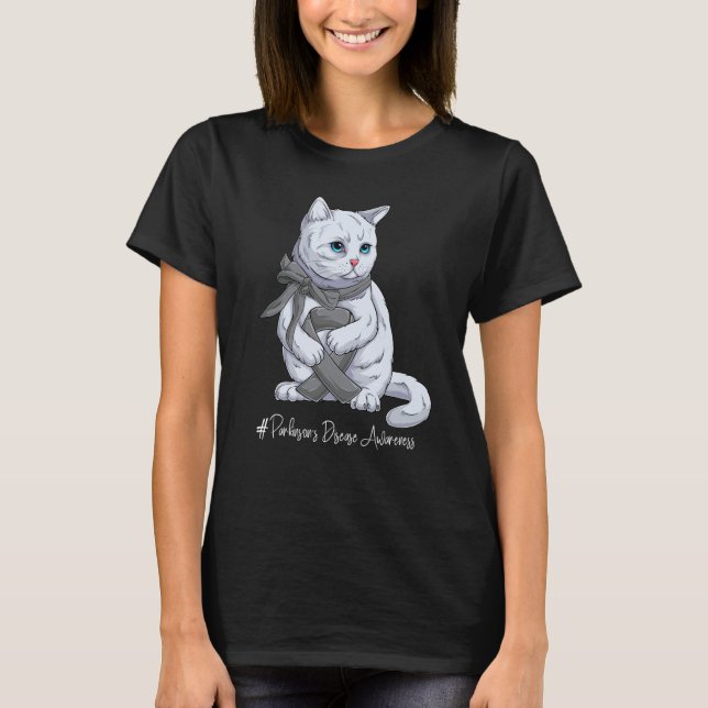 National Parkinson's Disease Awareness Month Gray  T-Shirt (Vorderseite)
