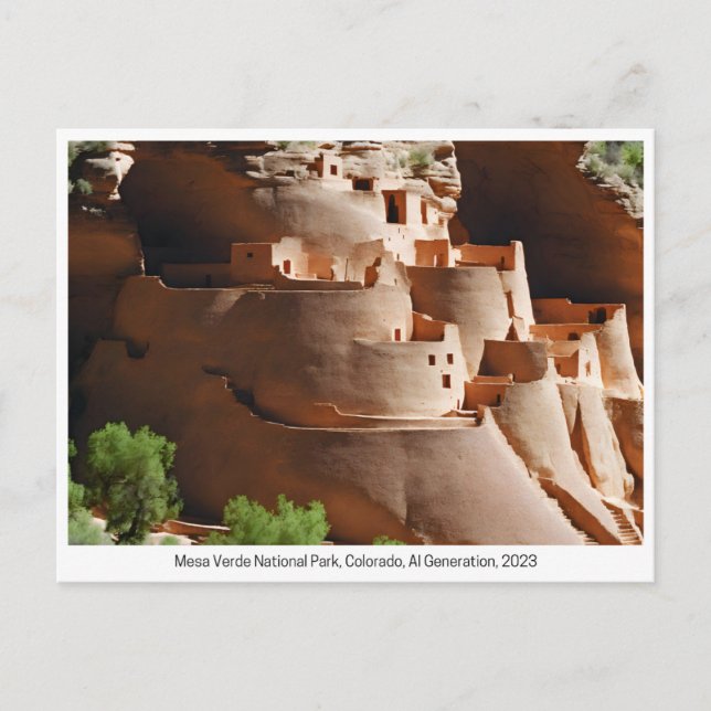 National Parks USA, Carte postale pour la traversé (Devant)