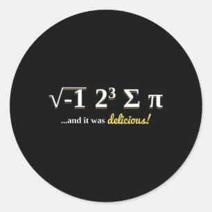 National Pi Day Shirt Mathematiker Lehrer T Shirt Runder Aufkleber
