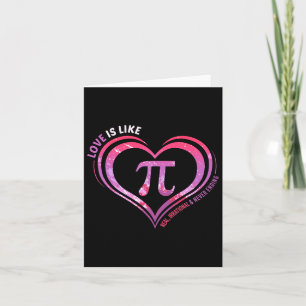 National Pi Day Shirt Mathematiker T Shirt Liebe i Karte