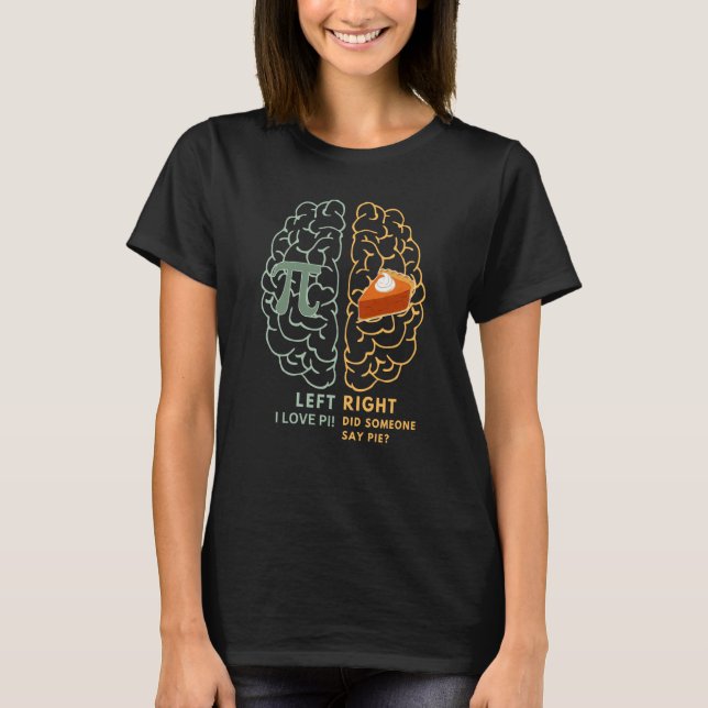 National pie day 3 14 Pi pizza symbol Math Teacher T-Shirt (Vorderseite)