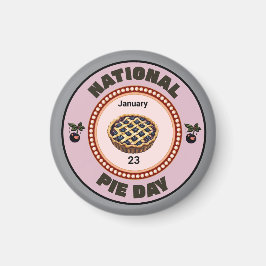 National Pie Day Cherry Pie Magnet