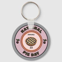 National Pie Day Cherry Pie Schlüsselanhänger