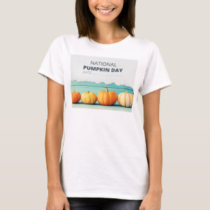 National Pumpkin Day T - Shirt