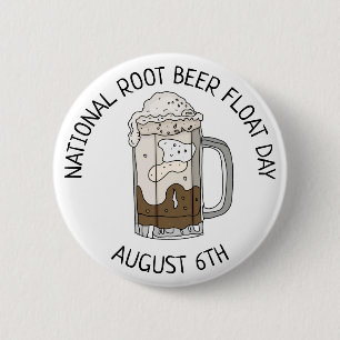 National Root Beat Float Day August 6. Button