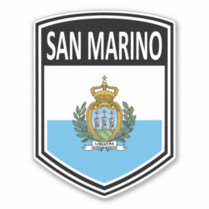 National - San Marino Aufkleber