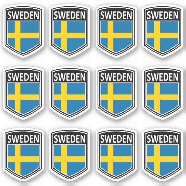 National - Schweden Aufkleber (Vorderseite)
