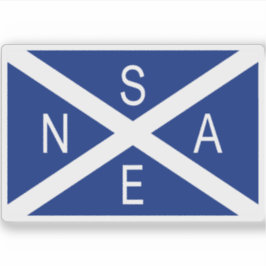 National Scottish Antarktic Expeditions Flag Aufkleber