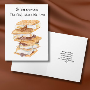 National S'mores Day 10. August Karte