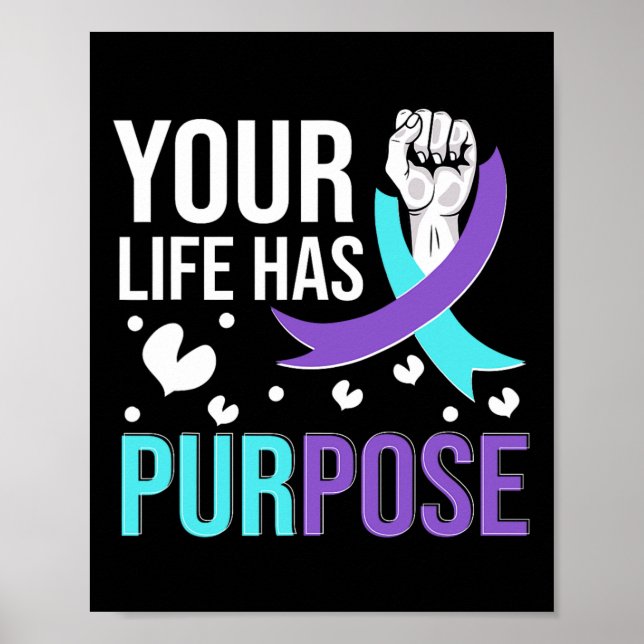 National Suicide Prevention Awareness Month Warrio Poster (Vorne)