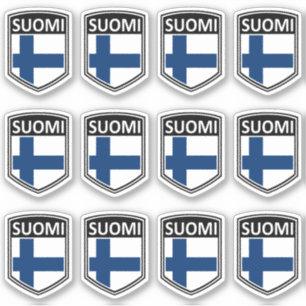 National - Suomi Aufkleber