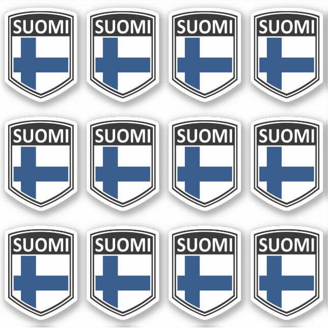 National - Suomi Aufkleber (Vorderseite)
