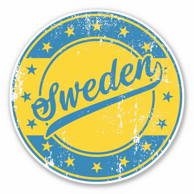 national - Sverige | Schweden Sticker (Vorderseite)