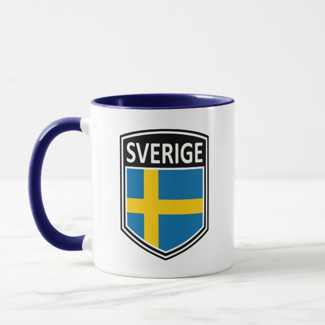 national - Sverige Tasse (Links)