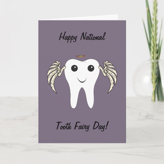 National Tooth Fairy Day Karte (Vorderseite)