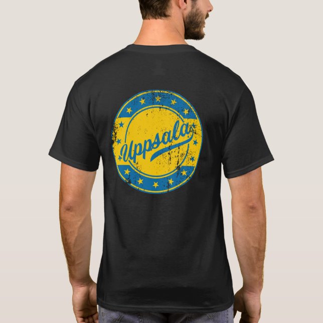 National - Uppsala Sverige | Schweden T - Shirt (Rückseite)