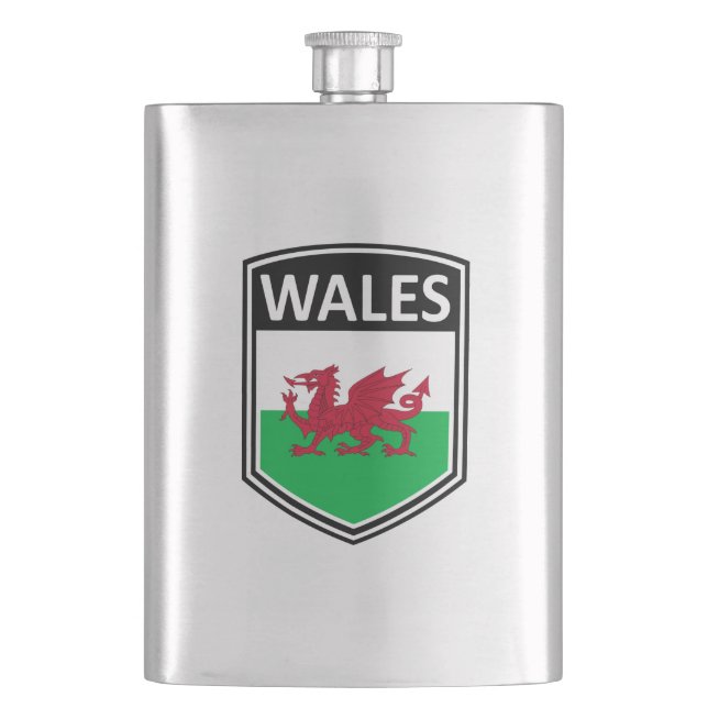 National - Wales Flachmann (Vorderseite)