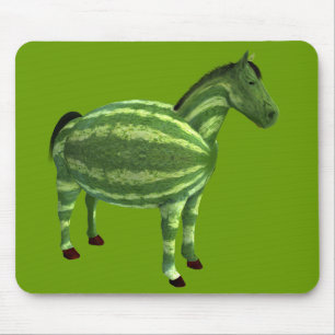 National Watermelon Day Horse Mousepad