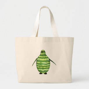 National Watermelon Day Penguin Jumbo Stoffbeutel