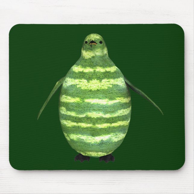 National Watermelon Day Penguin Mousepad (Vorne)